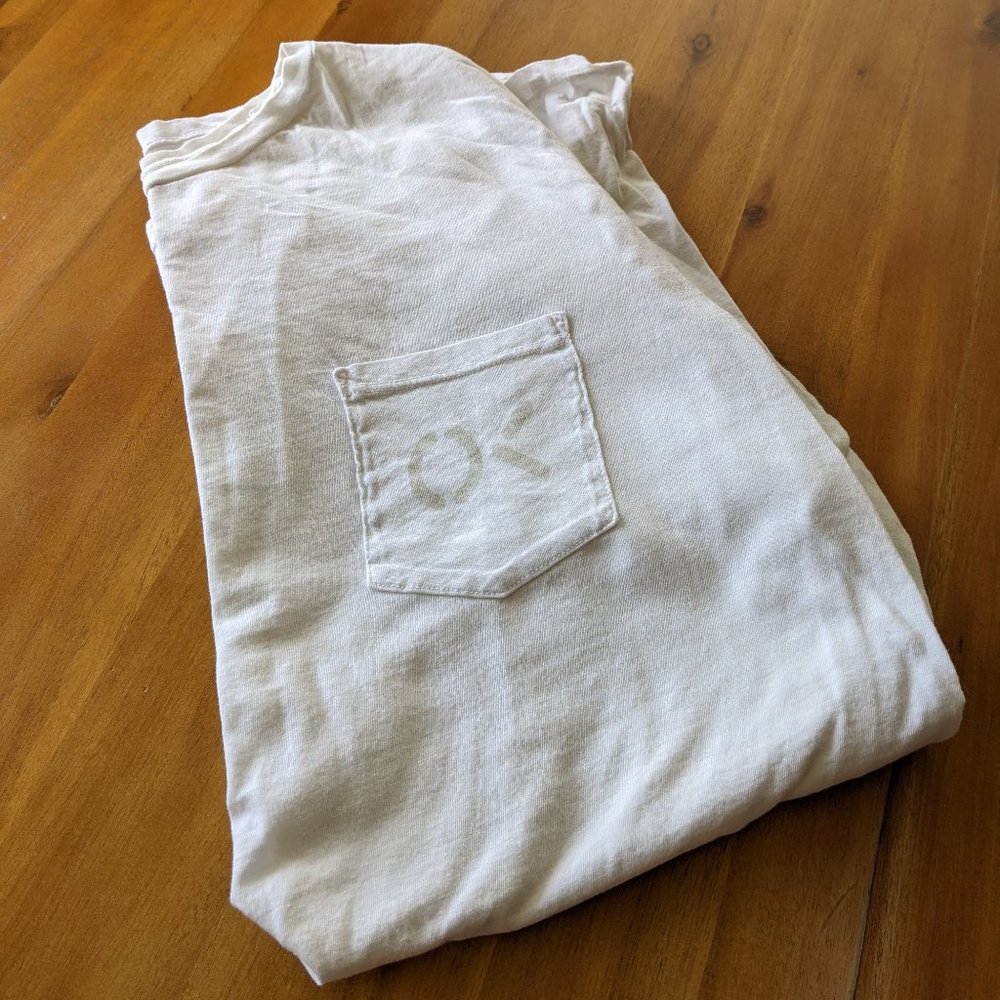 OK POCKET STENCIL TEE - White XL